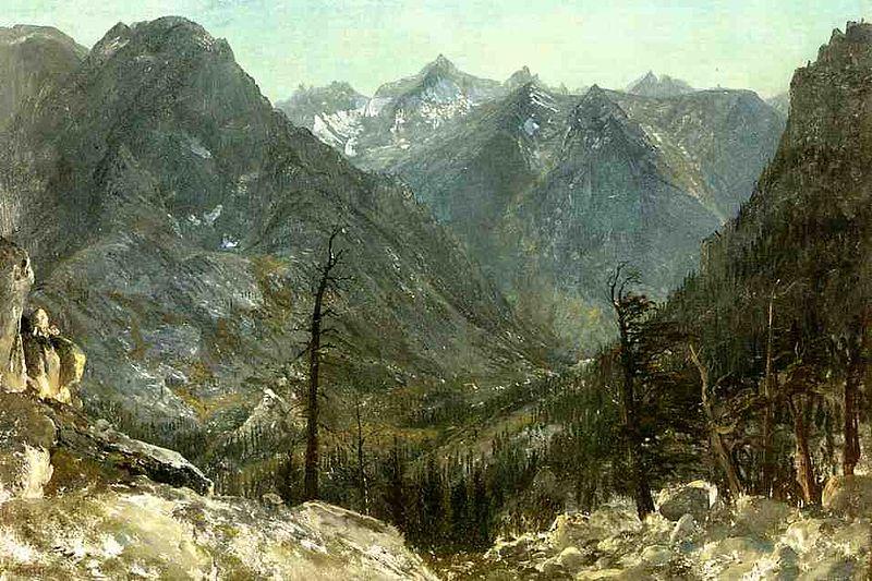 Albert Bierstadt The_Sierra_Nevadas china oil painting image